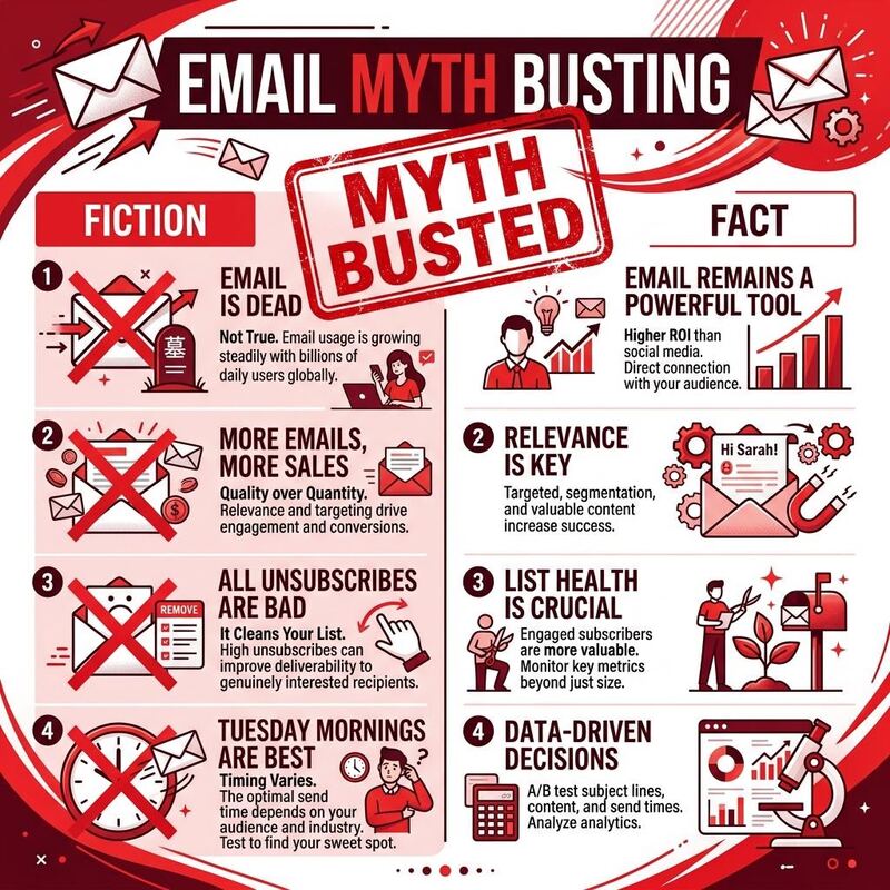 Myth busting email misconceptions