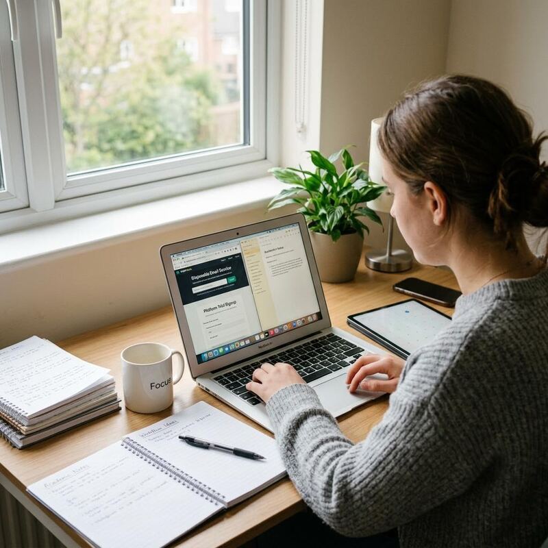 Flux de travail étudiant organisé avec une vie numérique propre